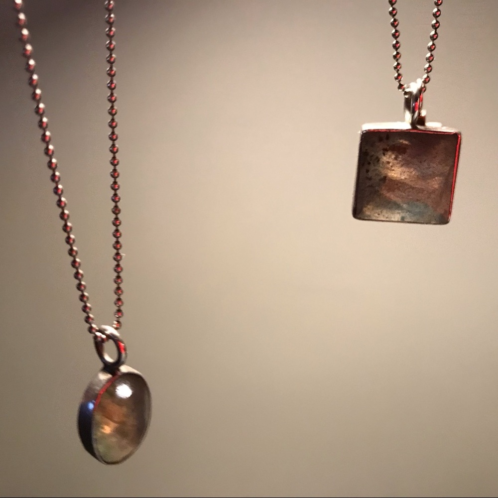 ⚡️NYE SALE⚡️Two Labradorite Necklaces